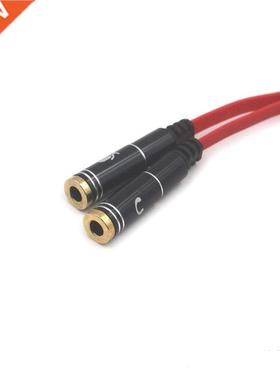 3.5 One Point Two Earphone Microphone Audio Cable Audio Spli