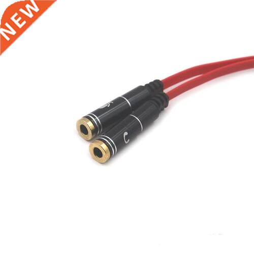 3.5 One Point Two Earphone Microphone Audio Cable Audio Spli