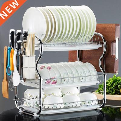 Tier Dish Drainer Rack Holder Dish Drying Rack Plate Dish