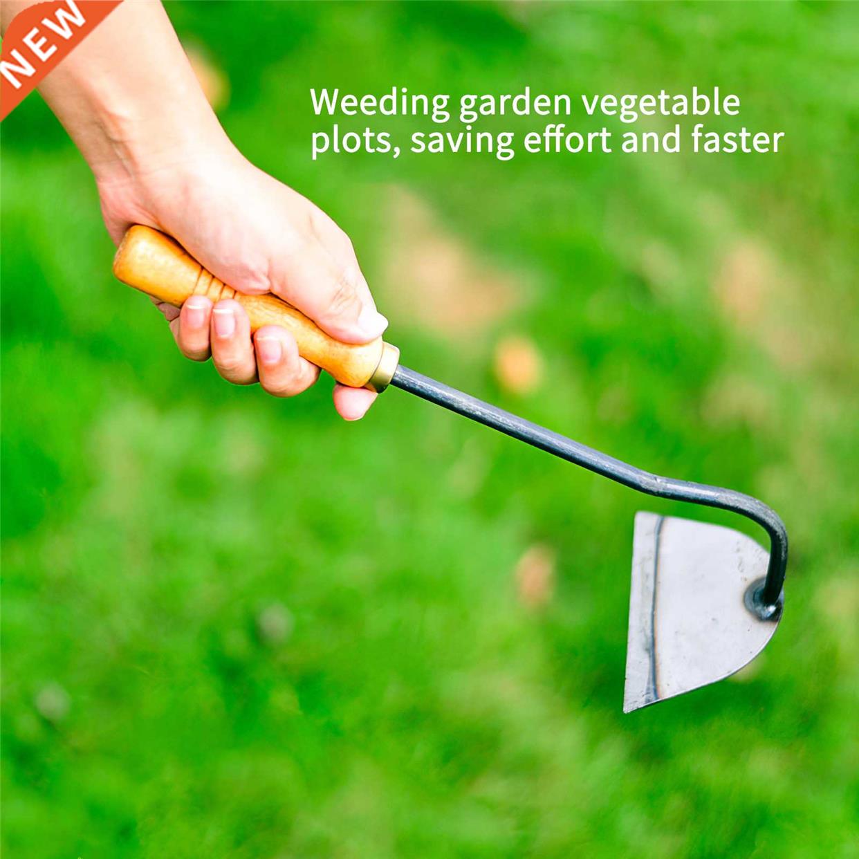 All-Steel Hardened Hoe Handheld Weeding Rake Planting