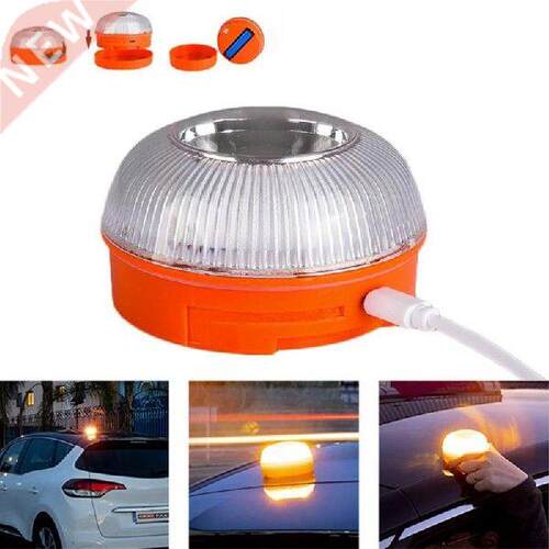 Rechargeable Led Car Emergency Light V16 Flashlight