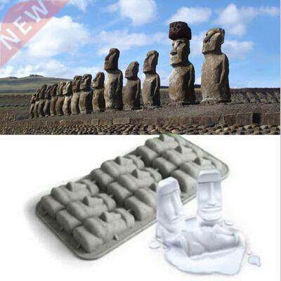 Moai Stone Statues Ice Cube Tray Ice Cream Makers DIY Mould