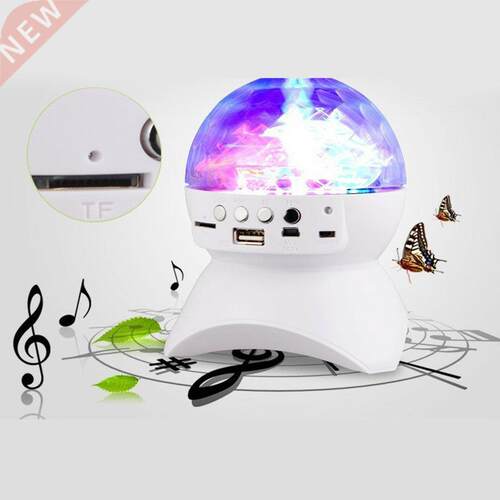 LED Disco Ball Stage Light Wireless Speaker Music Projector