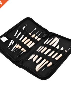 14pcs Pottery Ceramics Polymer Clay Modeling Tools Wax Carvi