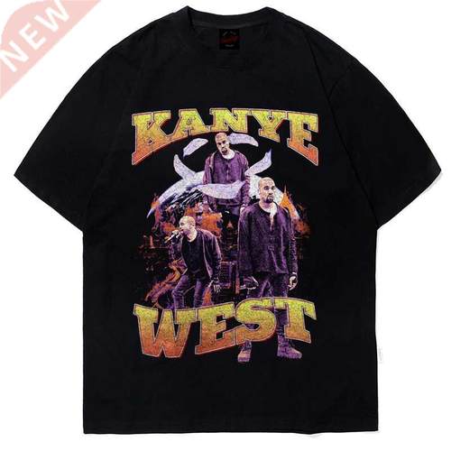 Tupac 2pac T Shirts Asap Rocky Kanye West Hip Hop Men T-shir