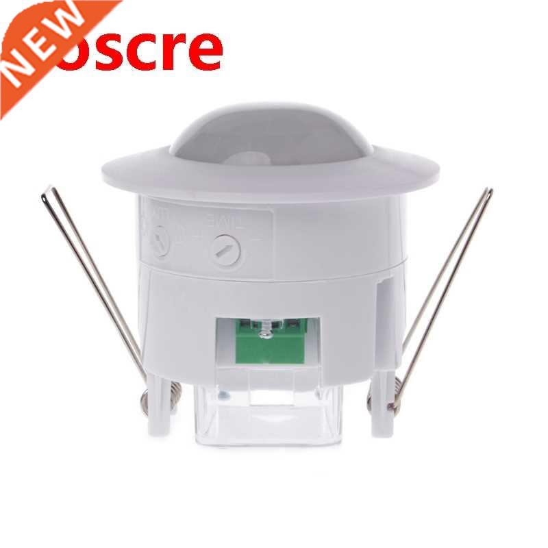 Mini 110-240V AC Adjustable 360 Degree Ceiling PIR Infrared