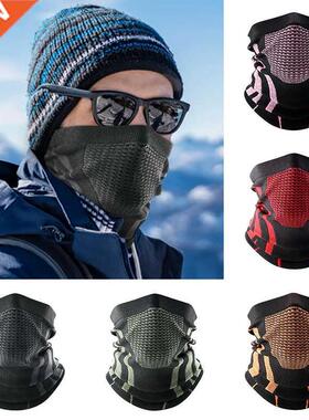 Winter Thermal Face Bandana Mask Cover Neck Warmer Gaiter Bi