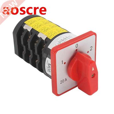 Electric rotary cam changeover switch HZ5-20 M08 2 Position