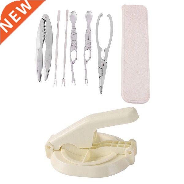 6Pcs Home Eating Crabs Seafood Tool & 1 Pcs Dumpling Ski