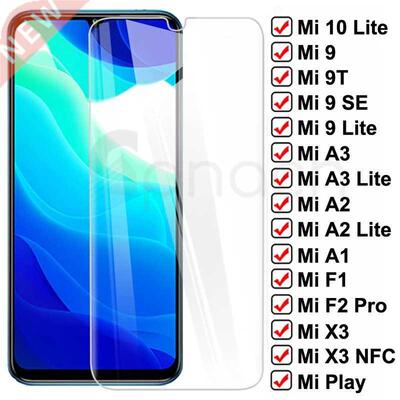 HD Tempered Glass For Xiaomi Mi 9 10 A3 A2 Lite Protective G