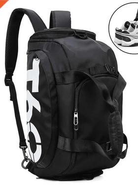 Dry Water Wet Separaton Men Ftness Bag Waterproof Gym Spor