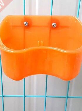 Legendog 1pc Parrot Food Bowl Reusable Plastic Bird Cage