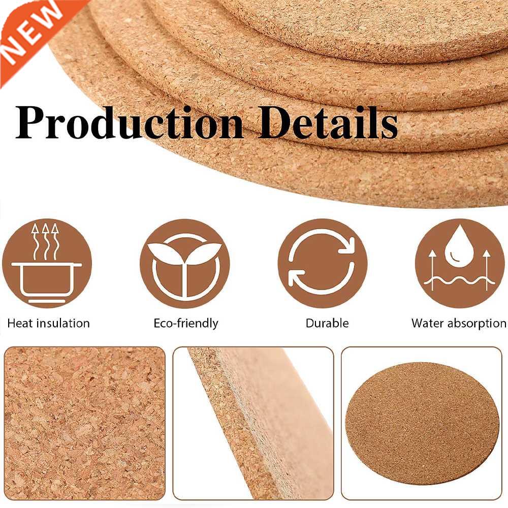 Cork Coaster 5/10/20 PCS Cup Coasters Tea Coffee Mug Drinks