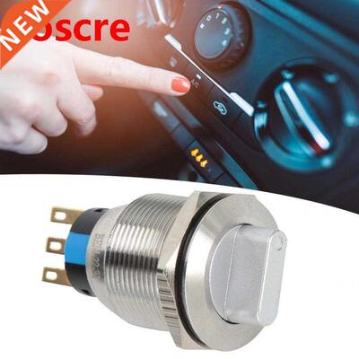 20PCS BEM-22-31 3-Position Knob Switch Waterproof Rotate Swi