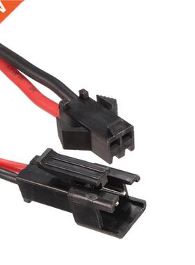 2X EL Plug Socket ONE Paif of 12cm SM 2Pin 2P LED Connector