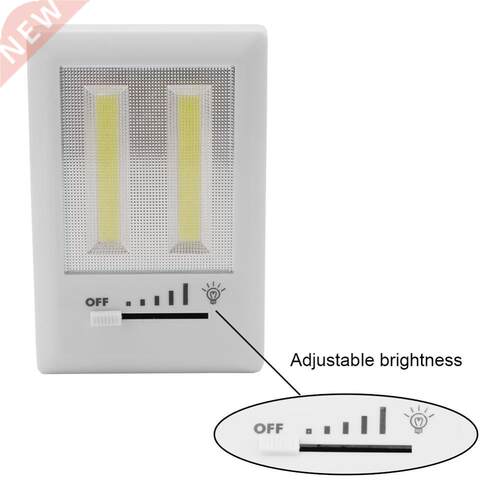 Magnetic LED COB Switch Night Light AAA Battery Operated Co