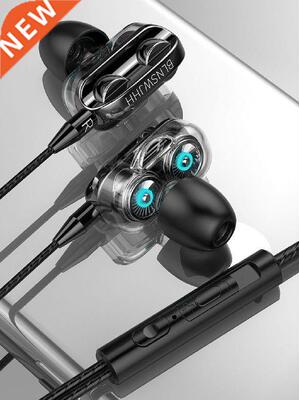 Earphones 3.5mm In-ear Wired Control Sport Headset Wired