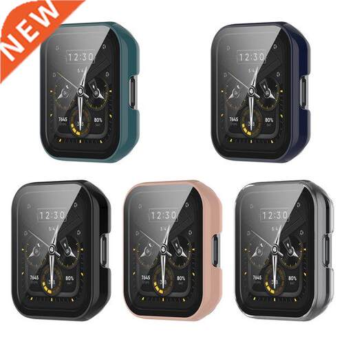 Full Cover Tempered Glass Screen Protector Case for Realme W