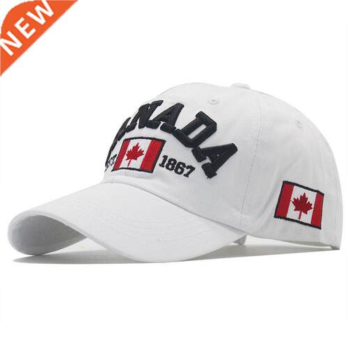 I love canada New Washed Cotton Baseball Cap Snapback Hat Fo