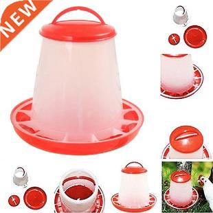 18.5x 18.5cm Chicken Feeder Bucket Tool Plastic Food Feeder