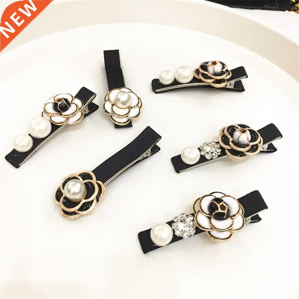 Hair Clip Hairpin For Women Girl Camellia Flower Floral Pe