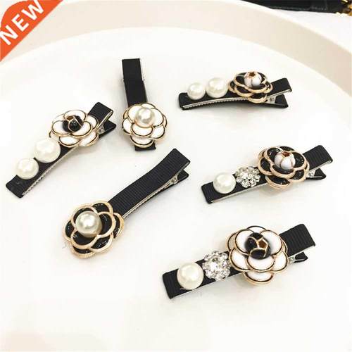 Hair Clip Hairpin For Women Girl Camellia Flower Floral Pe