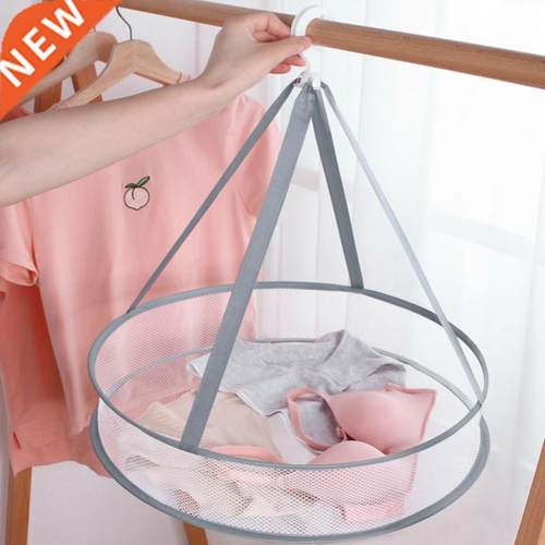 1pcs Folding Clothes Drying Basket Clothes Socks Drying Net