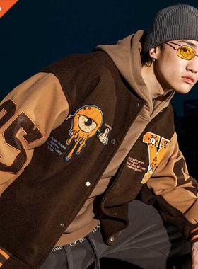 hiphop jacket men and women autumn and winter coat casual ha