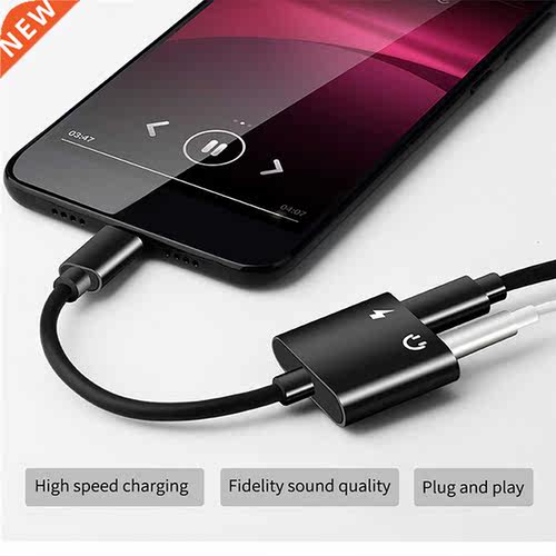 3.5mm AUX Audio Cable 2 in 1 USB Type C Charge Audio Adapter
