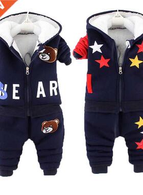 Winter Baby Boys Clothing Sets 2020 Cartoon Toddler Boys Gir