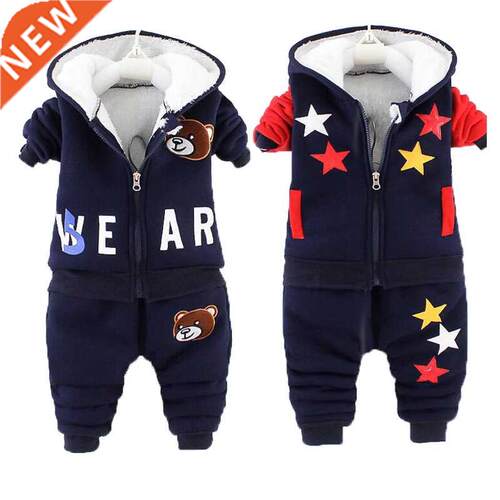 Winter Baby Boys Clothing Sets 2020 Cartoon Toddler Boys Gir