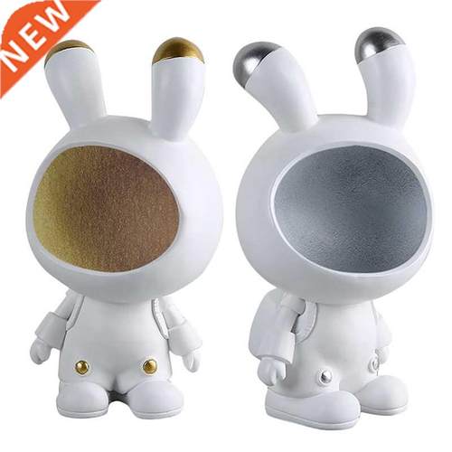 Big Mouth Space Rabbit Statue Storage Nordic Creative Fruit