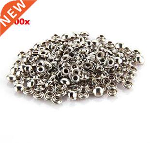 100 PCS 7 mm Round Metal Rivets for Gloves Belt