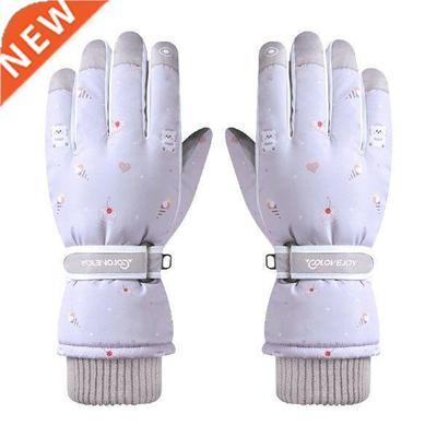 Winter Gloves Women Ski Gloves With Touchscreen Function