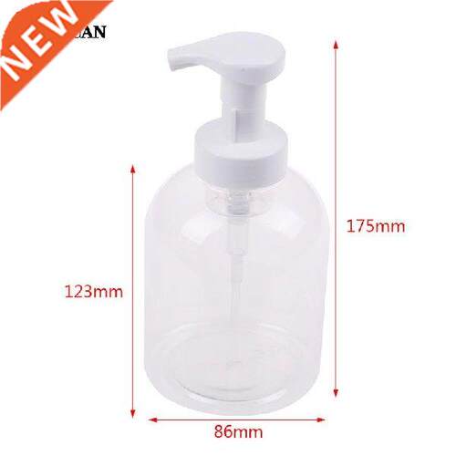 1pcs 500ml Clear Foam Pump Bottle Spray Bottles Soap