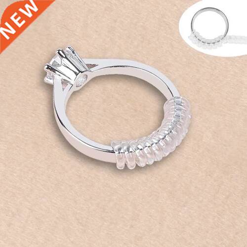 4pcs Vintage Spiral Based Ring Size Adjuster Shell hard Guar