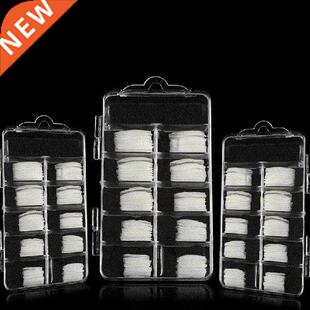 100pcs/box Full Cover Fake Nail Artificial Press on Long