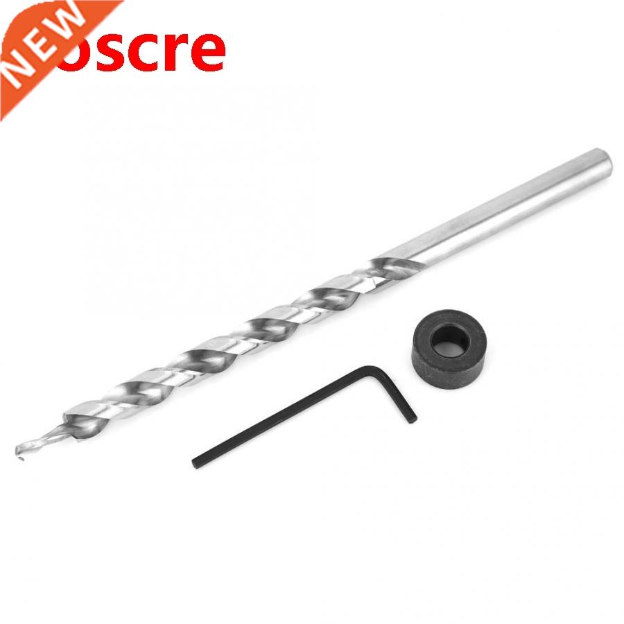 Wood Cutter 9mm Round Shank Twist Step Drill Bit Set for Po