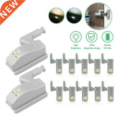 10pcs LED Inner Hinge Lamp Under Cabinet Lights Universal Wa