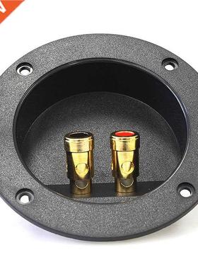 4-Inch Round Gold Push Spring Loaded Jacks Double Binding Po