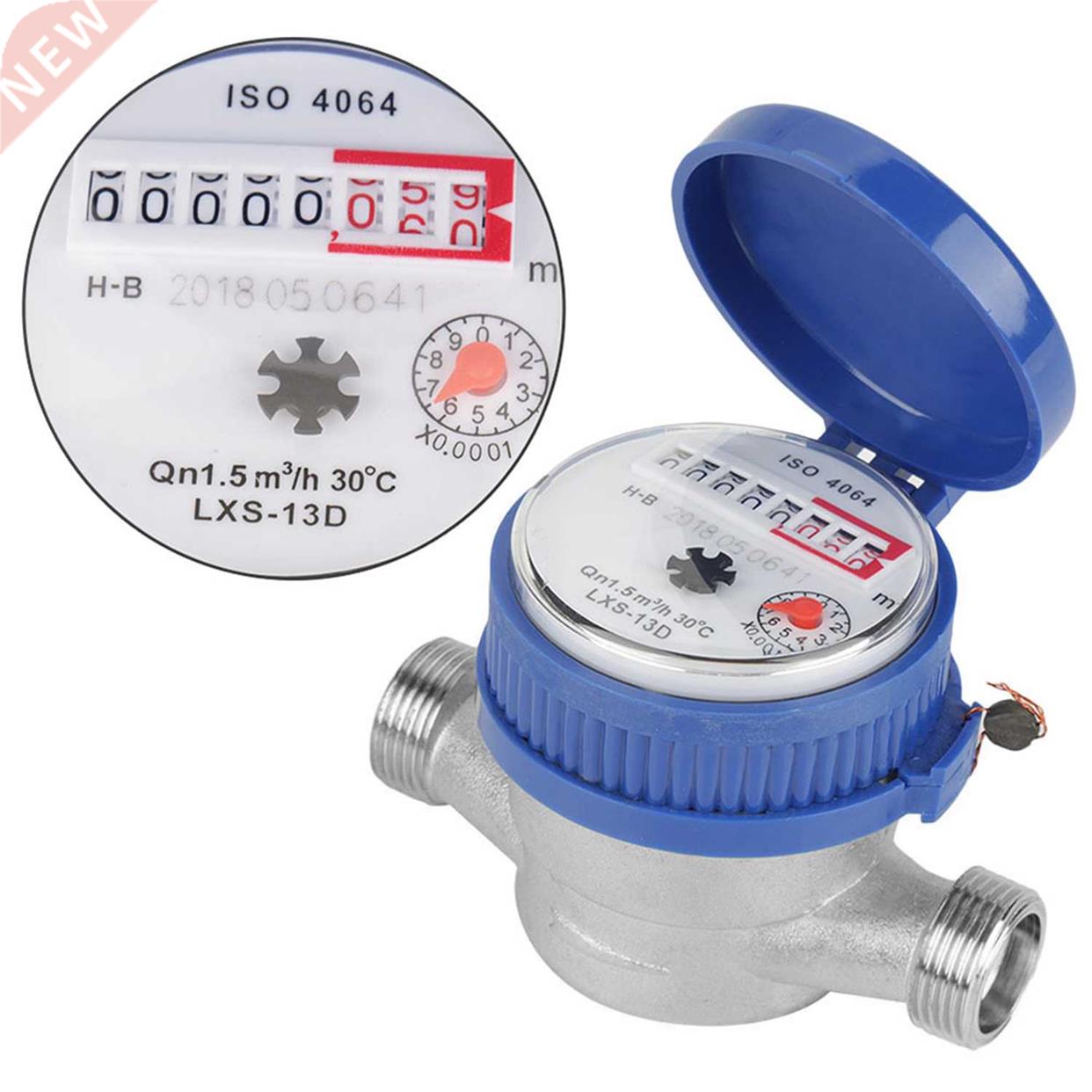 15mm 1/2 Intelligent Water Meter Household Mechanical Rotor