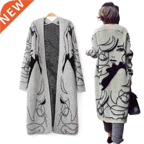 Autumn Wnter Fashon Women Long Sleeve loose knttng card