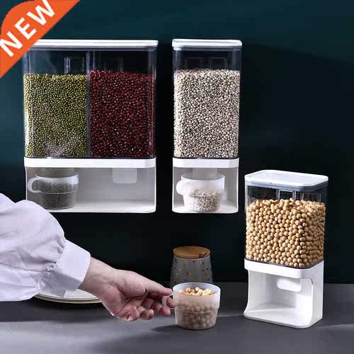 3L Sealed Grd Rce Bucket Cereal Dspenser Ktchen Storage