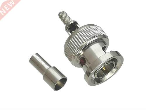 Connector BNC Male plug Window Crimp For RG16 RG174 LMR100