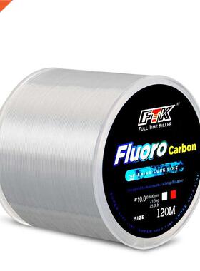 Línea de pesca líder con revestimiento de fibr