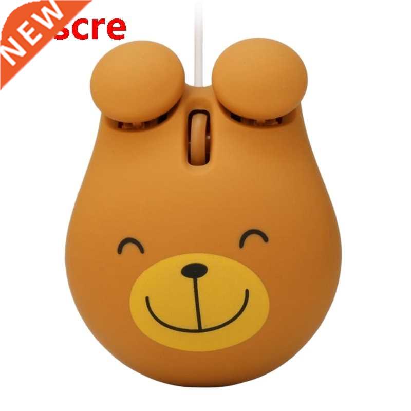 1000 Dpi Wired Optical Gaming Mouse Cute Bear Animal Mouse U