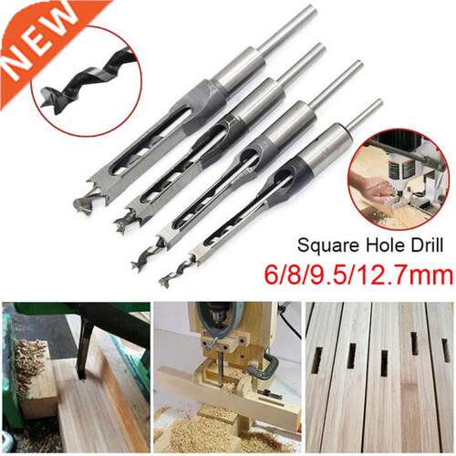 6/8/9.5/12.7mm HSS Square Hole Drill Bit Auger Bit Steel Mor