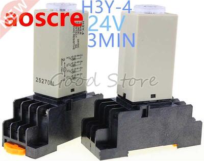 1SET H3Y-4 0-3min 24V Time relay power delay controller ST6