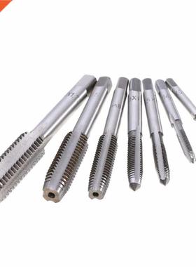7pcs HSS Metric Tapper Right Hand Thread Tap Tool 0.5mm-1.75