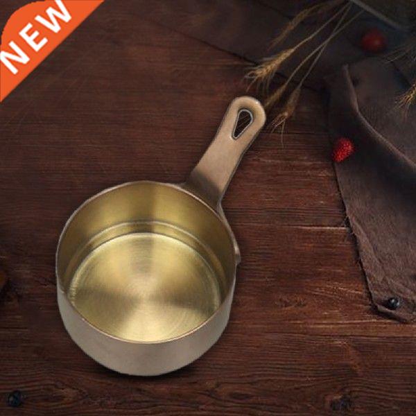 Rustproof Milk Heating With Handle Round Portable Sauce Pan
